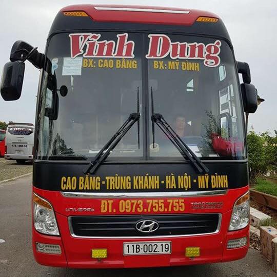 Xe Vĩnh Dung (Hà Nội – Cao Bằng) ✬ Lịch trình, tổng đài nhà xe Vĩnh Dung